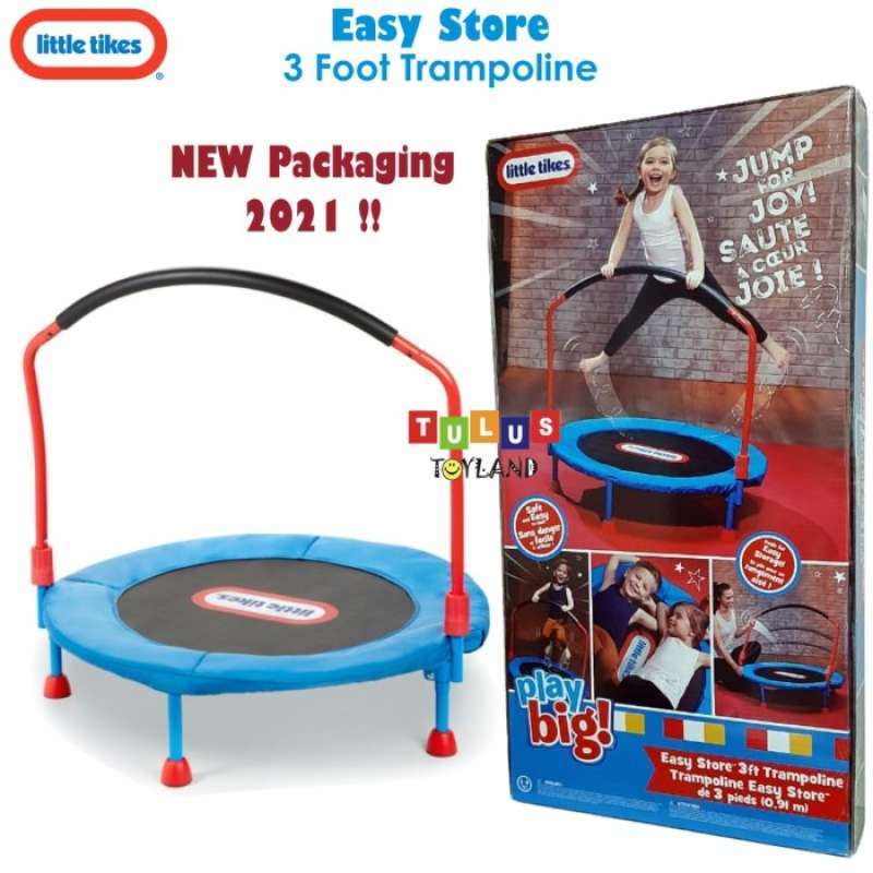 Promo Little Tikes Easy Store Trampoline 3 Foot Trampolin Anak Diskon 4