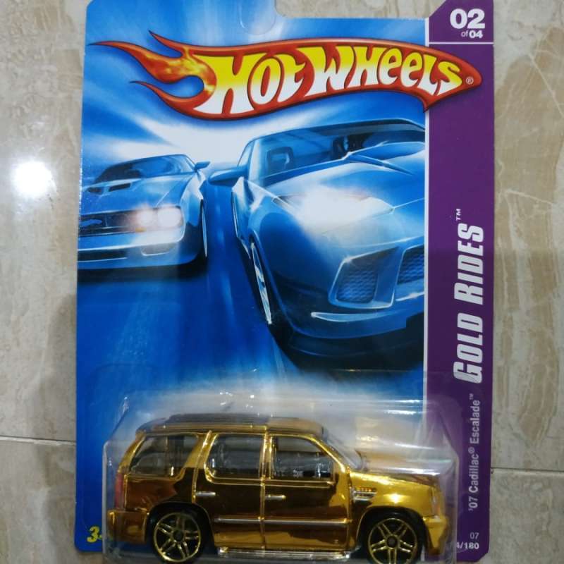 Jual Hotwheels Cadillac Escalade Gold Rides Collectible Rare Antik di