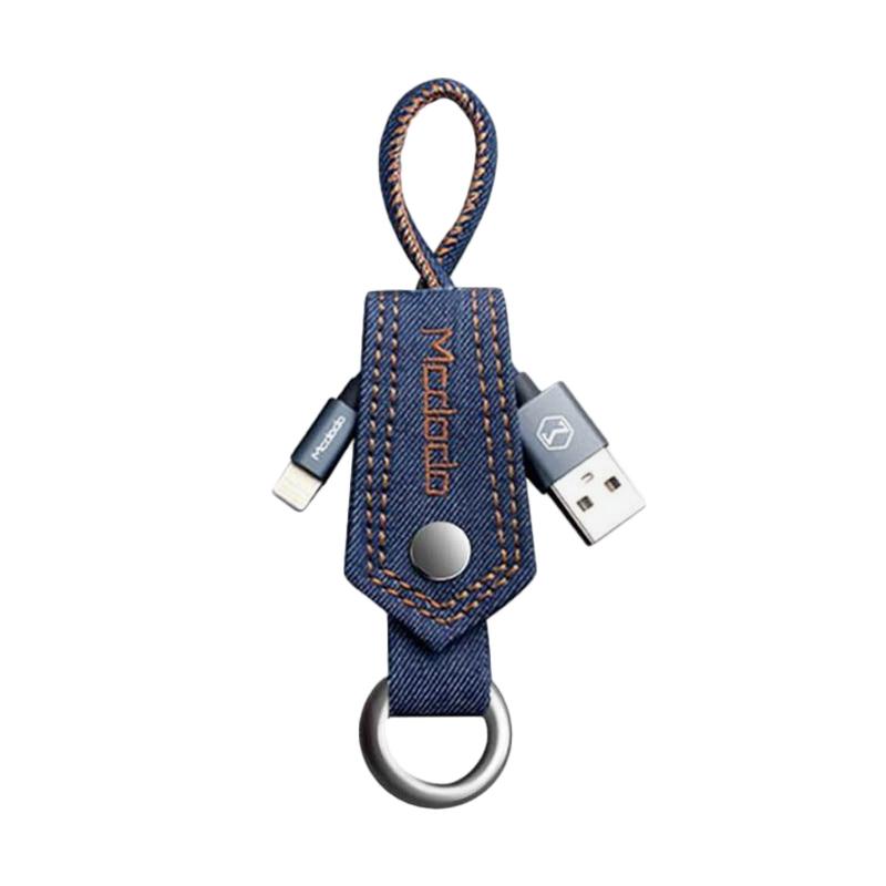 Jual Mcdodo Denim Keychain Lightning Data Cable Blue di Seller Mcdodo