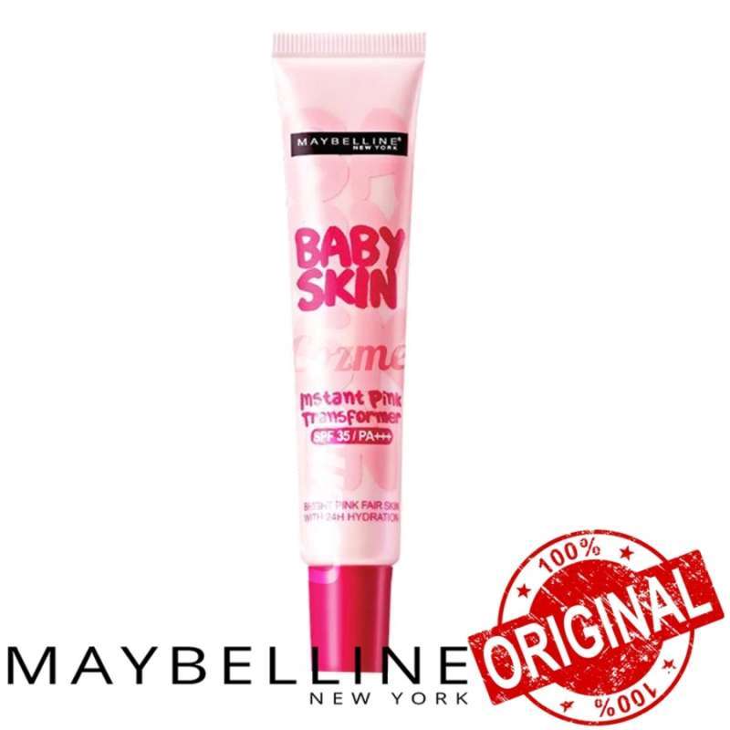 Jual MAYBELLINE Primer Baby Skin Instant Pink Transformer Clear 30mL di