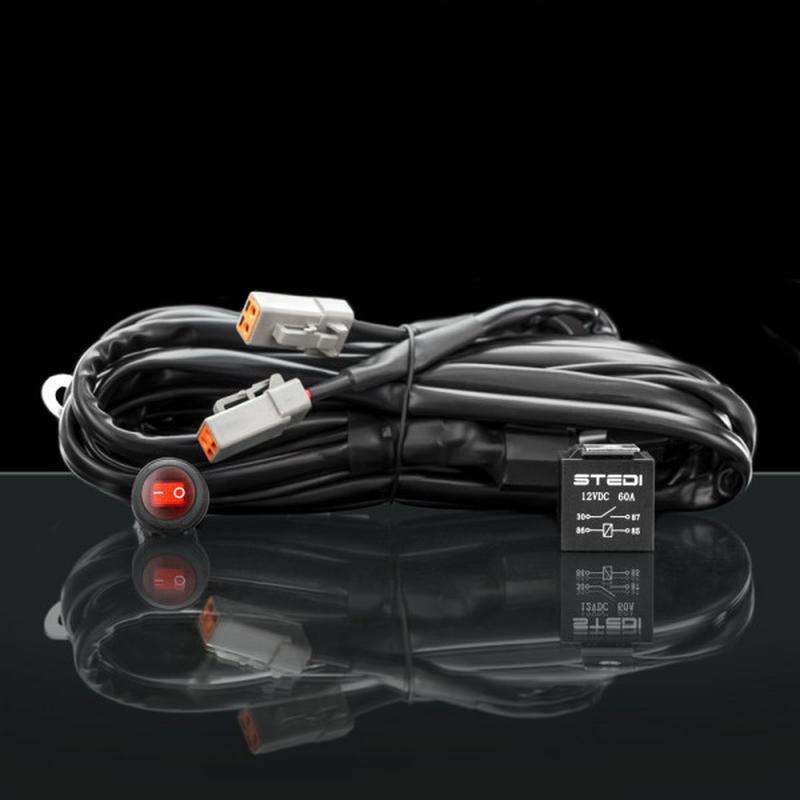 Jual Stedi Dual Conector Plug & Play Smart Harness High Beam Driving