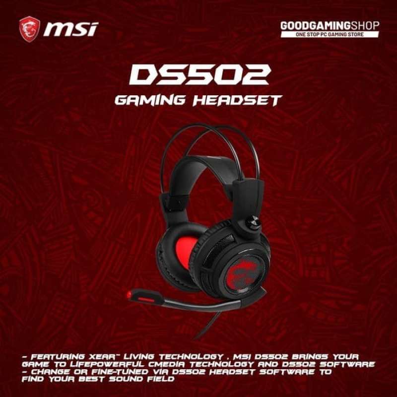Jual MSi DS502 - Gaming Headset di Seller GOOD GAMING SHOP - Mangga Dua ...