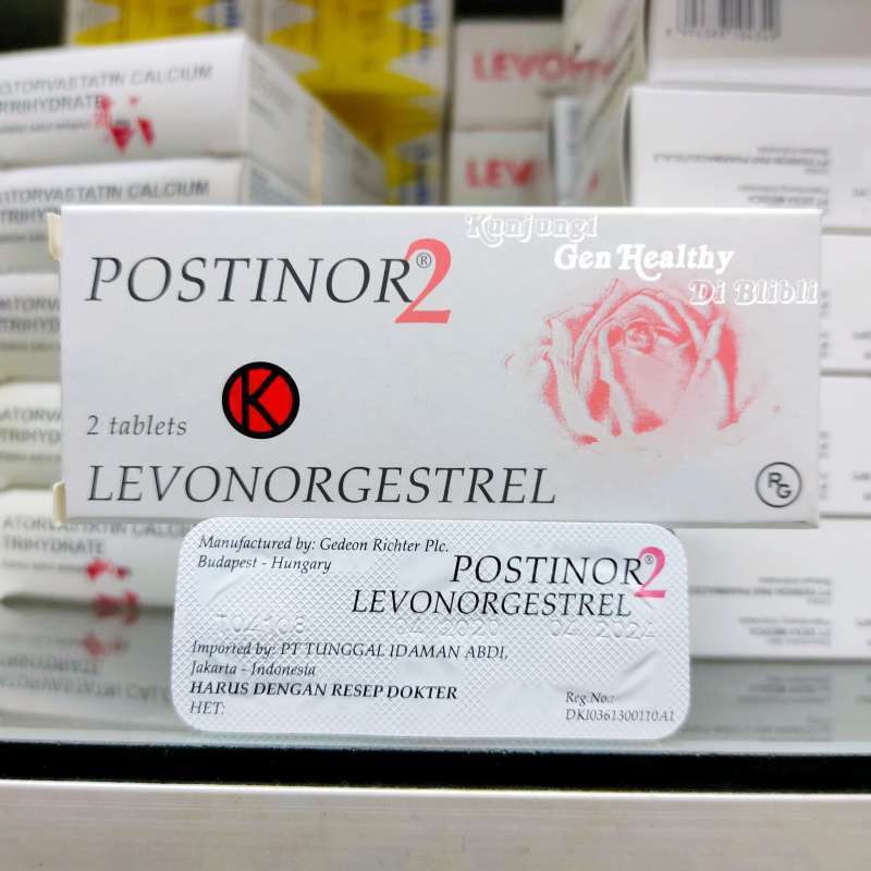 Promo Postinor 2 Original Perbox isi 2 tablet Kontrasepsi Darurat