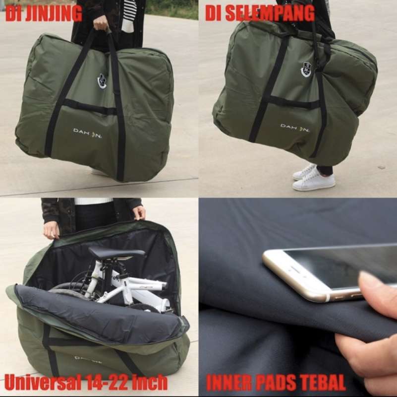 Jual Carry bag Dahon 30th Anniversary travel bag sepeda lipat universal ...