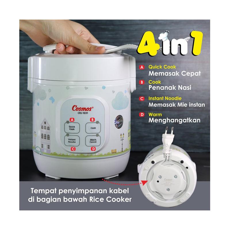 Promo Cosmos Mini Digital Rice Cooker 4 In 1 - Crj-1031 Putih Diskon 22 ...