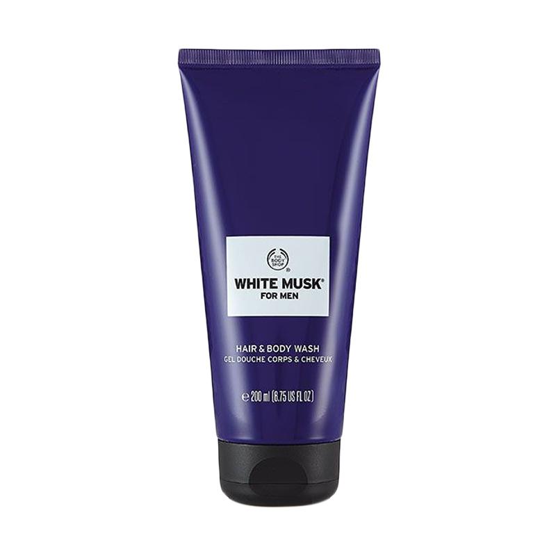 Jual The Body Shop White Musk for    Men Hair Body Wash [200