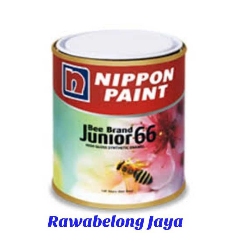 Jual NIPPON BEE BRAND JUNIOR 66 CAT KAYU DAN BESI [1 KG] PUTIH DOFF
