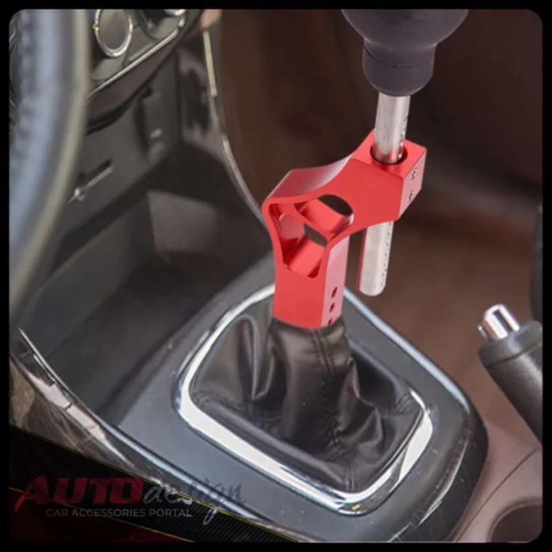 Promo Shift Knob Extender Bahan Alumunium Universal Hitam Diskon 18