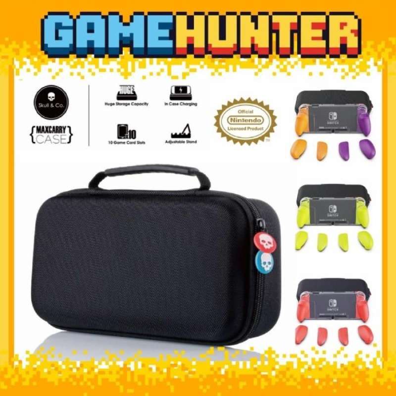 Jual Nintendo Switch Skull & Co. MaxCarry & Grip Case / Max Carry Grip Case di Seller GameHunter