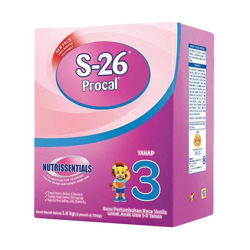 Jual S26 Procal Box Tahap 3 Susu Formula Usia 1 - 3 Tahun Rasa Vanilla ...