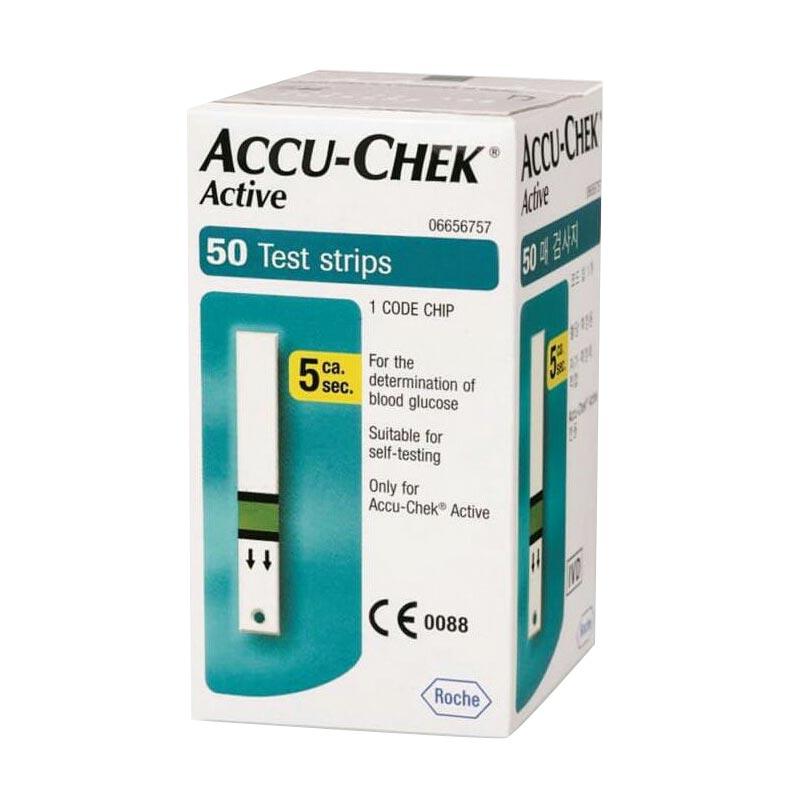 âˆš Accu Chek Active Peralatan Medis [50 Pcs] Terbaru Juli 2021 harga