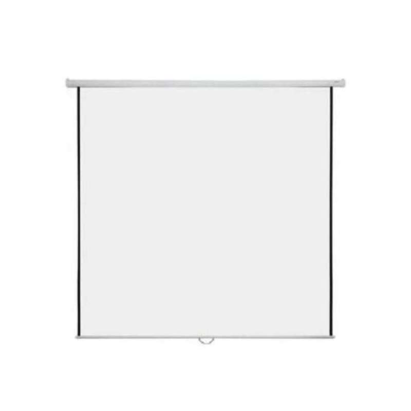 Jual BEST PROMO SCREEN PROJECTOR MOTORIZED 96 / LAYAR PROYEKTOR