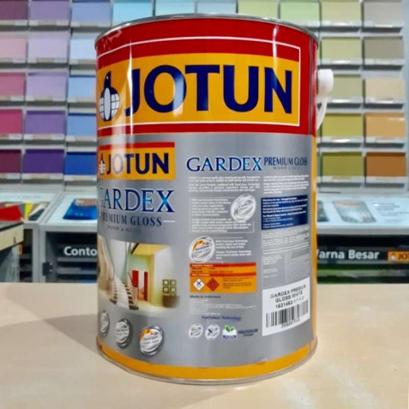Promo JOTUN GARDEX PREMIUM GLOSS 5LT - SIGNAL RED / CAT KAYU & BESI ...