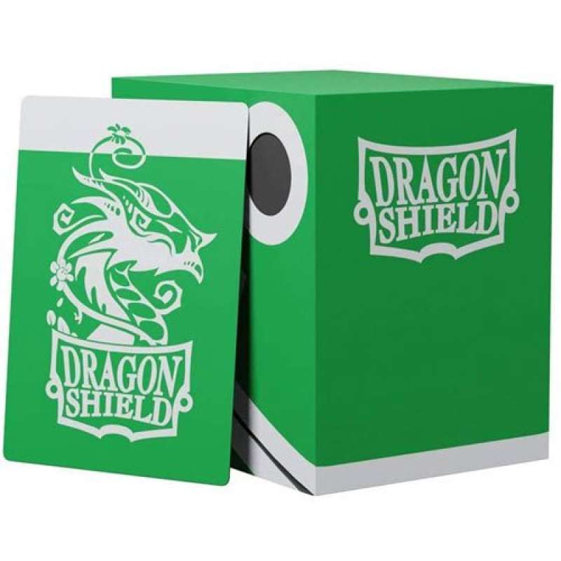 Jual Dragon Shield Double Shell Deck Box Green/Black di Seller