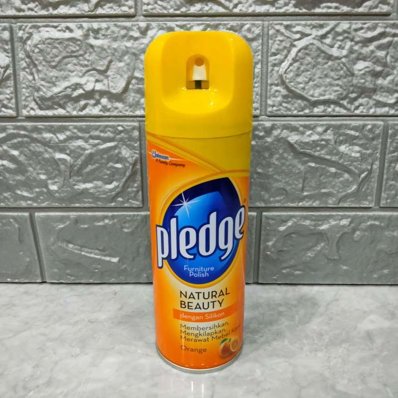 Jual Pledge Furniture Polish Natural Beauty Orange Dengan Silicon 350 Gr Di Seller Richie Kids