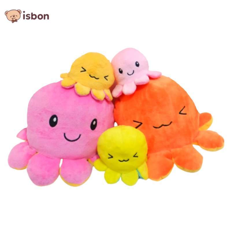 Jual Boneka octopus bolak balik gurita murah dan viral populer tik tok ...