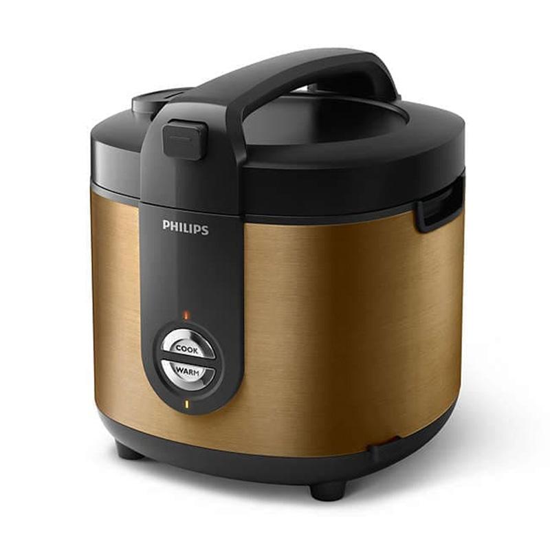 Promo PHILIPS HD3132 Stainless Pro Ceramic Rice Cooker COKLAT Diskon