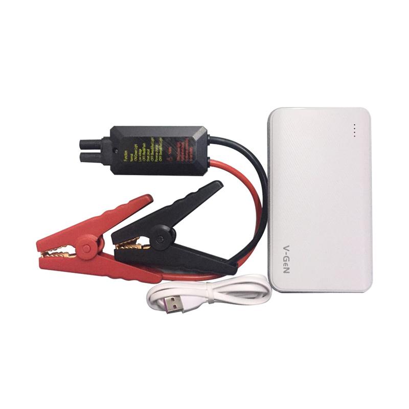 Jual VGeN Powerbank Jumper Starter Portable [7200 mAh] PUTIH di