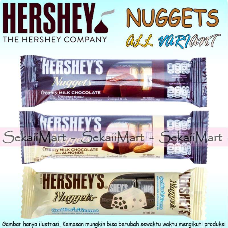 Nuget Rasa Ria Promo Hershey's Nugget Chocolate All Variant - Hersheys Nuget Coklat ...