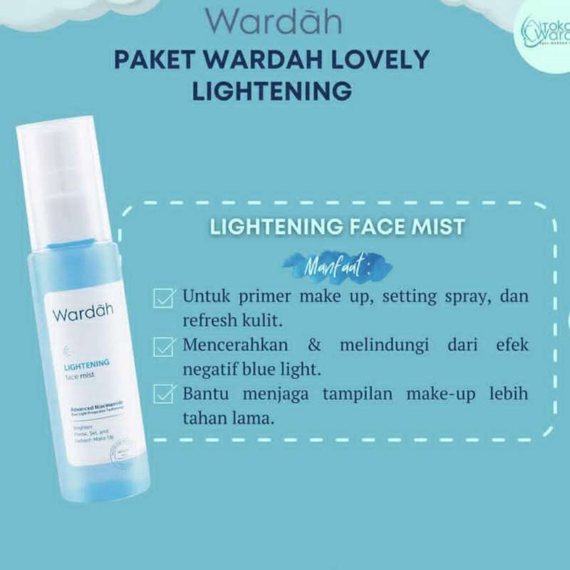 kegunaan wardah lightening face mist