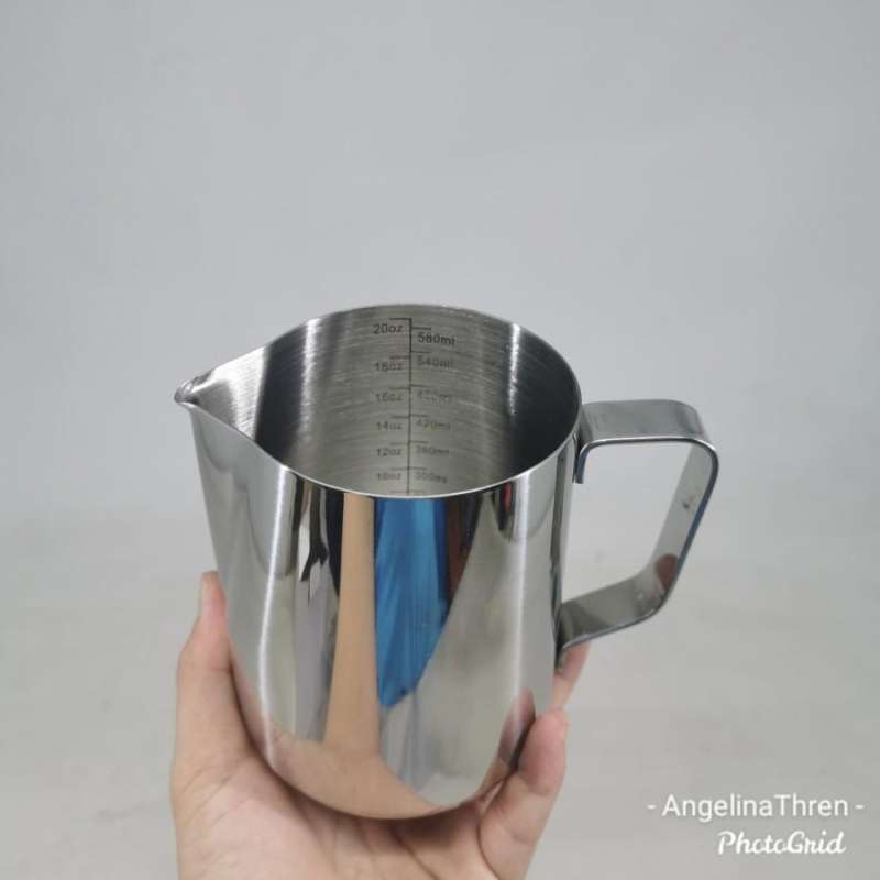 Jual milk Jug 600ml SS High quality Original With indicator di Seller ANGELINATHREN Kampung