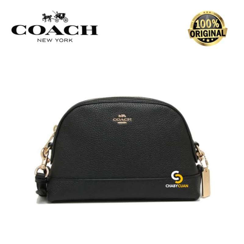 Jual Coach Dome Crossbody Bag Black Original Authentic di Seller