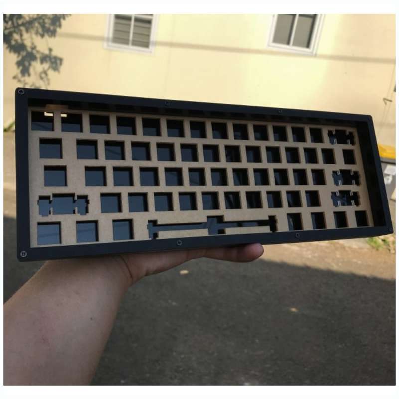 Jual Custom Case Acrylic Fantech Maxfit61 + Plate Mechanical Keyboard