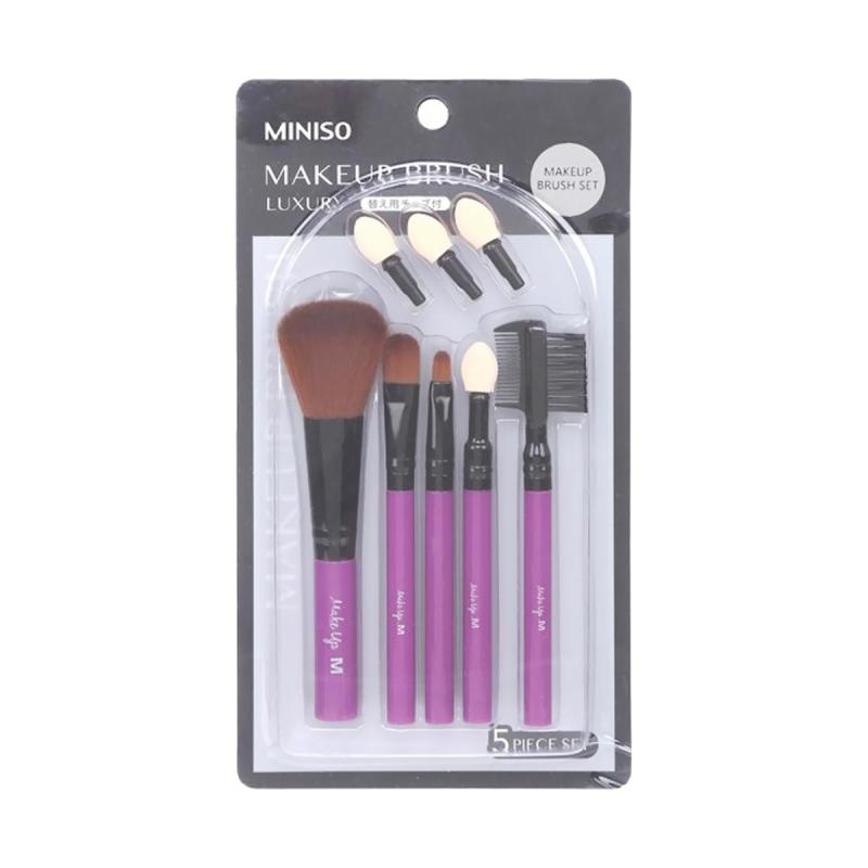 Jual Miniso Official Luxury Makeup Brush Set [5 Piece] di Seller MINISO