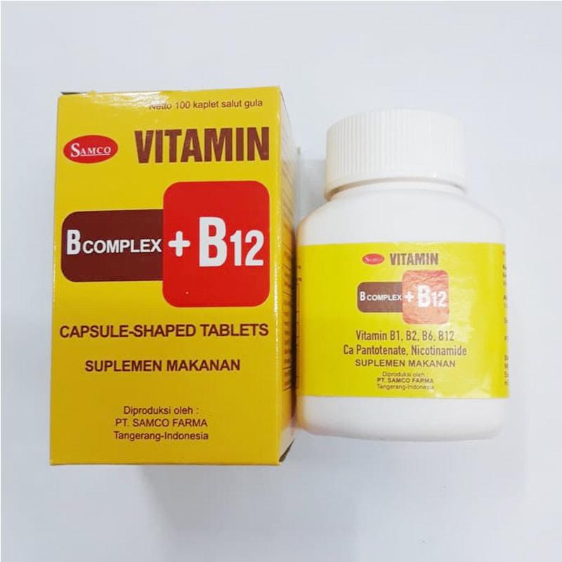 Jual Samco Farma Vitamin B Complex+b12 [100 Kaplet] Di Seller Medika