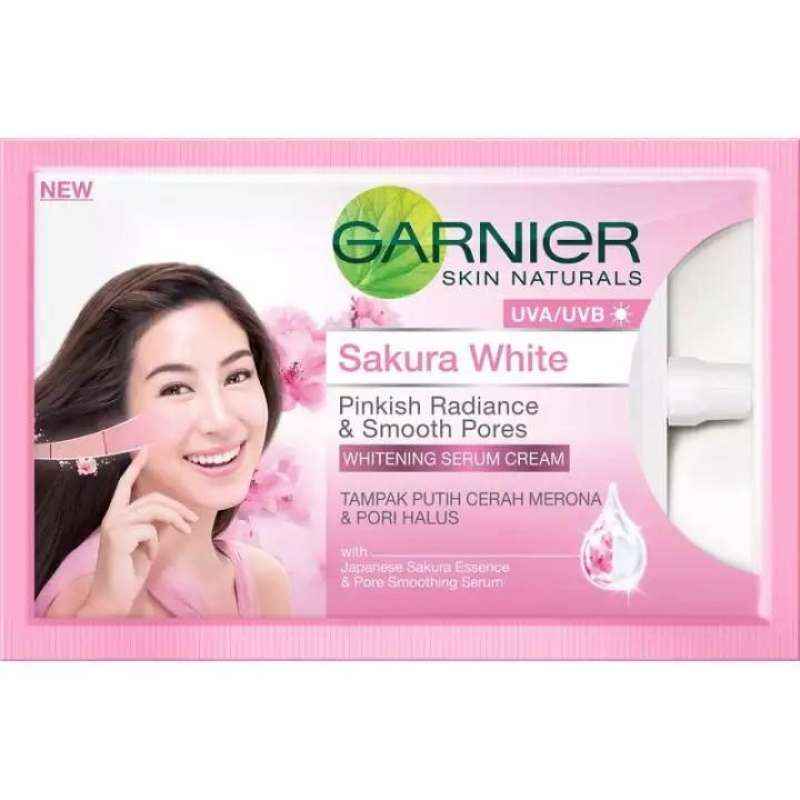 Jual Garnier Light Complete Cream & Sakura Day Cream Sachet 7ml Serum