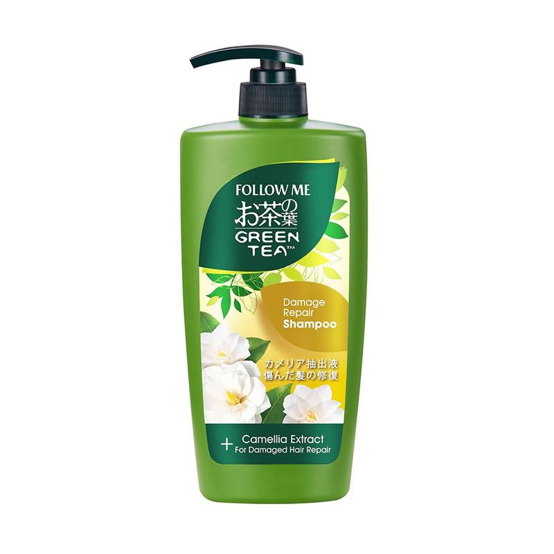 Jual Follow Me Green Tea Damage Repair Shampoo 650ml di Seller