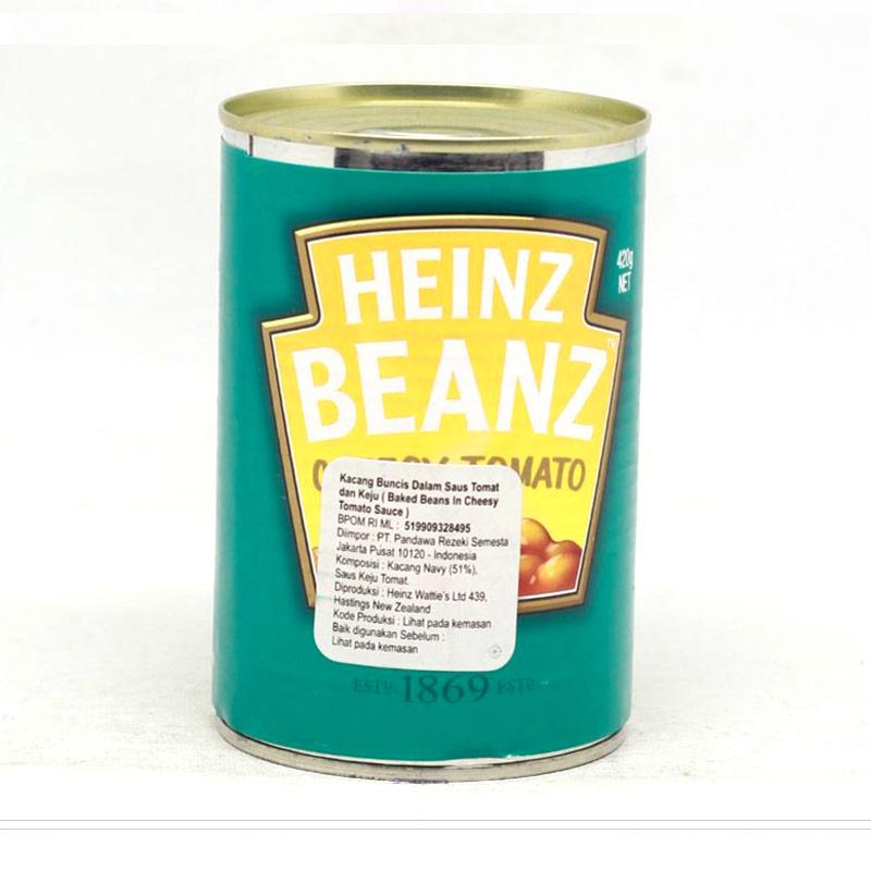 Jual KRAFTHEINZ BAKED BEANS CHEESY TOMATO 420G 1 PCS di Seller Papaya