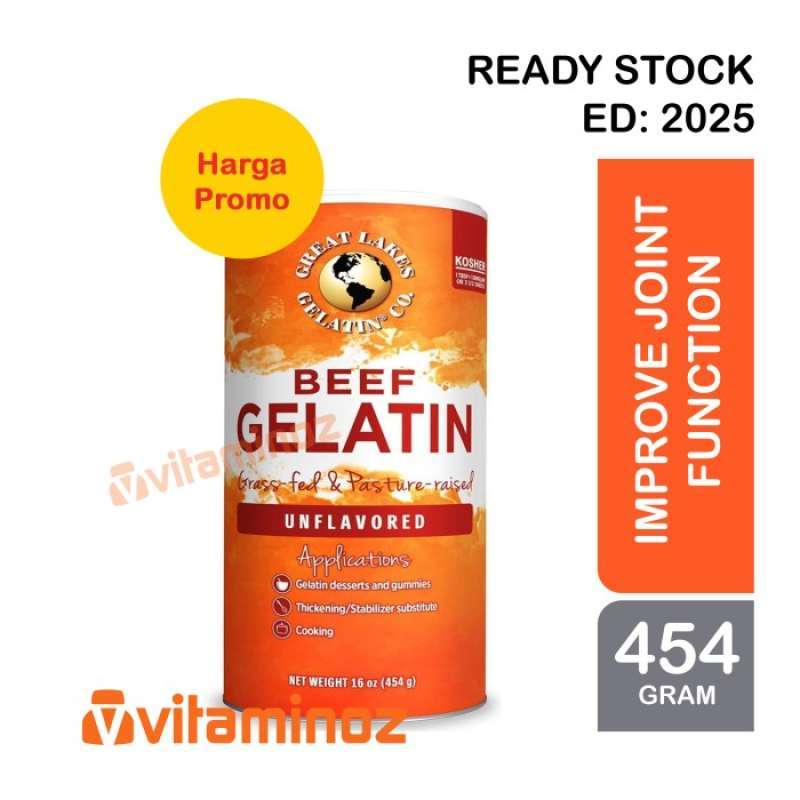 Jual OEM Great Lakes Beef Gelatin and Collagen Joint Care 454g di Seller Miyustore Tugu