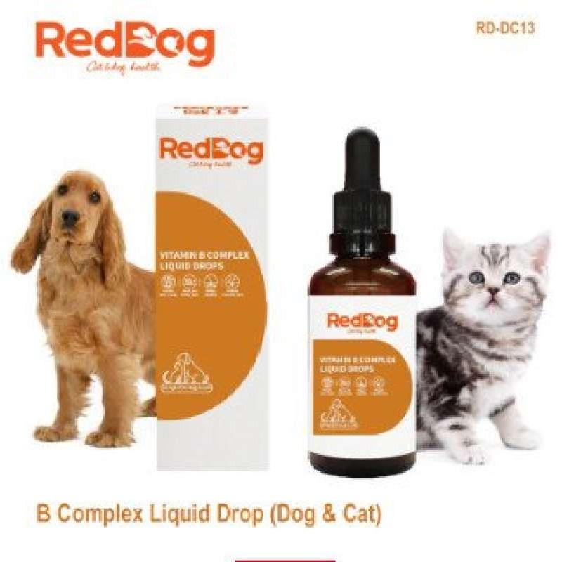 Jual Reddog Vitamin B Complex Liquid Drop 50ml Vitamin Kucing
