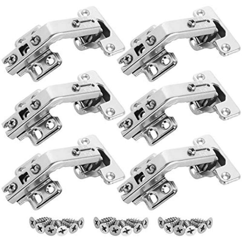 Jual 6 PCS 135 Degree Corner Kitchen Hinges, Full Overlay