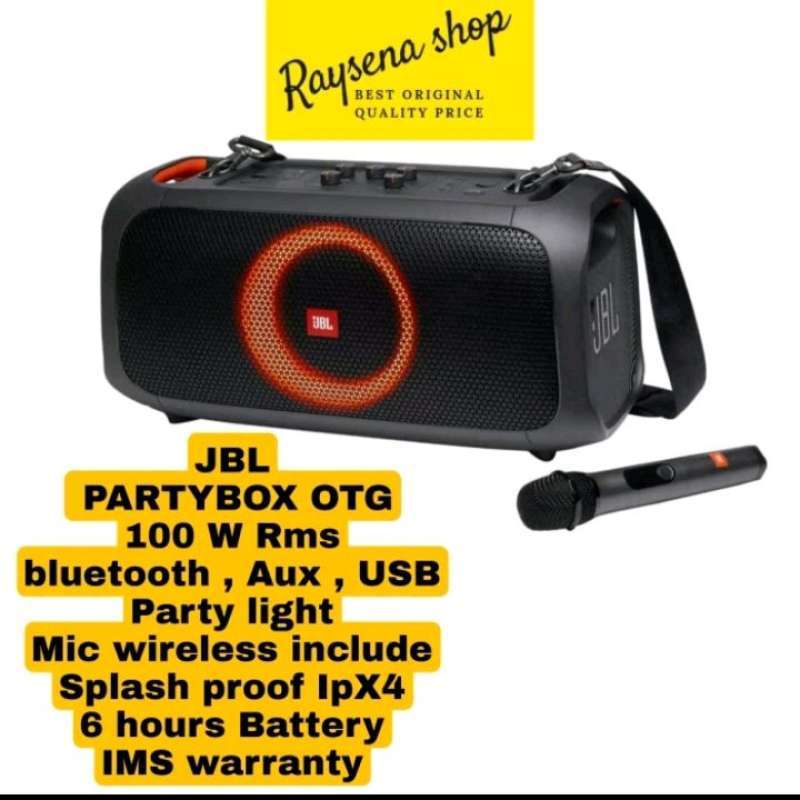 Jual JBL PARTYBOX OTG ON THE GO SPEAKER PORTABLE KARAOKE di Seller