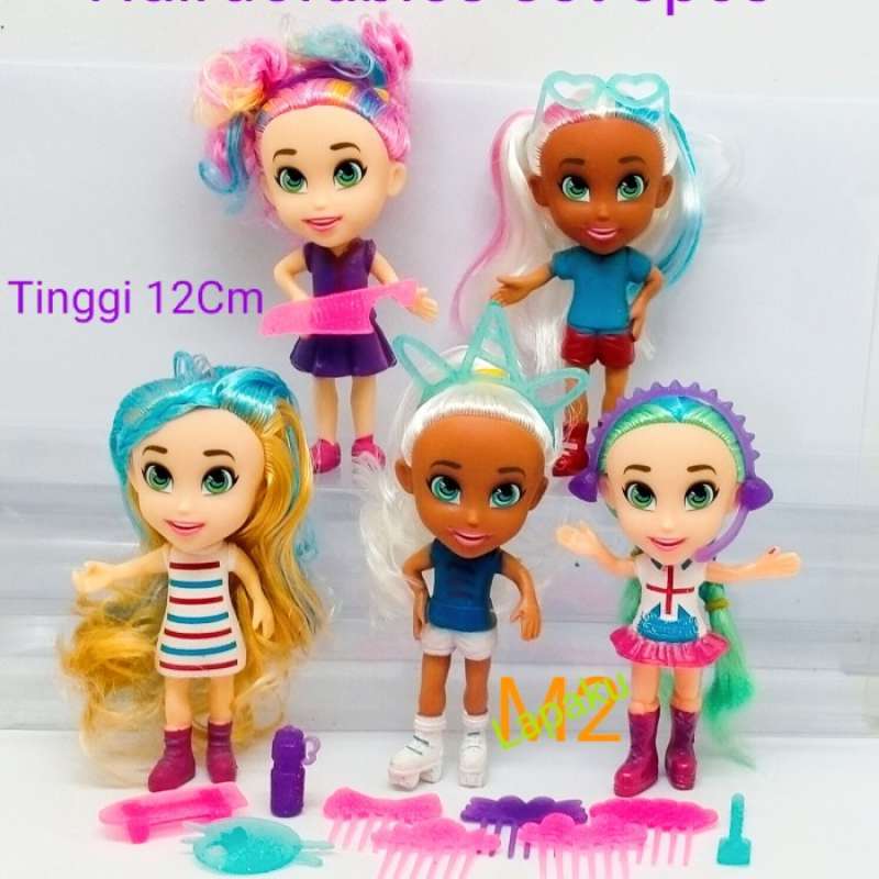 Jual HAIRDORABLES DOLLS COLLECTIBLE SURPRISE FIGURE SET 5PCS di Seller ...