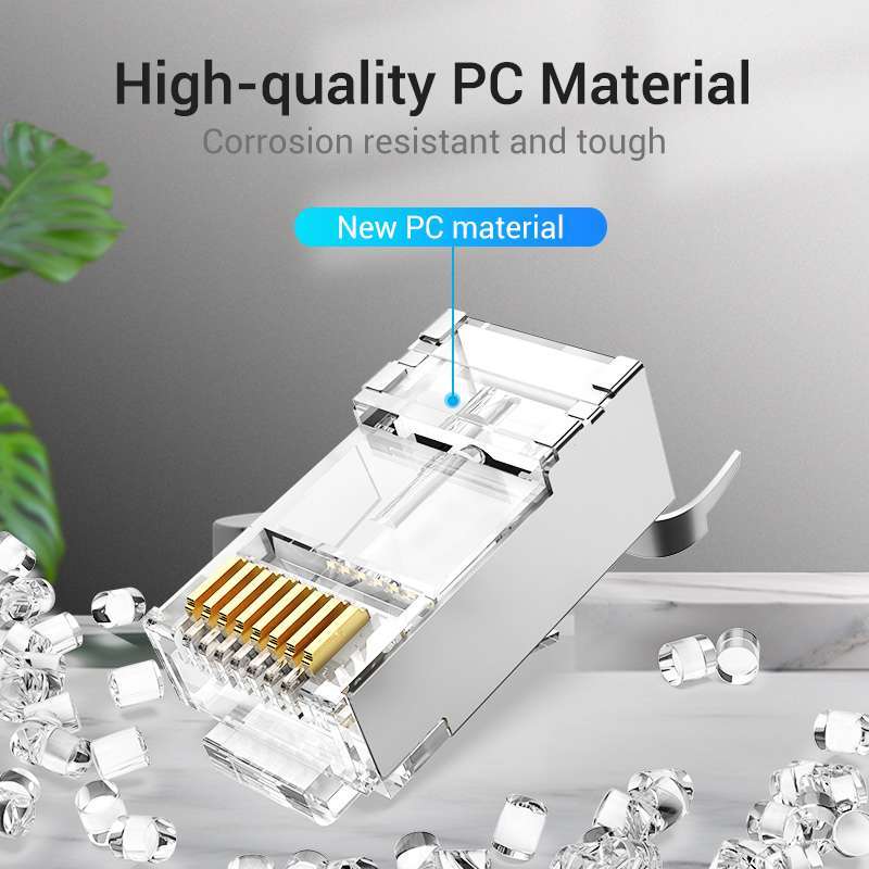 Kepala Rj45 Jual Vention Connector Rj45 Cat7 Lan Kepala Di Seller Vention Official ...