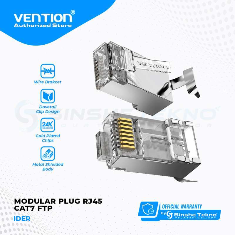 Kepala Rj45 Jual Vention Connector Rj45 Cat7 Lan Kepala Di Seller Vention Official ...