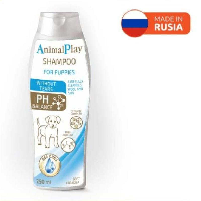 Promo Animal Play Shampoo Without Tears For Puppies Dogs 250ml Diskon