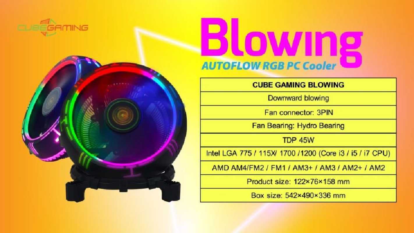 Auto Rgb Fan Jual Cube Gaming Blowing - Auto Rgb Fan Di Seller Hanskomputer - Mangga ...