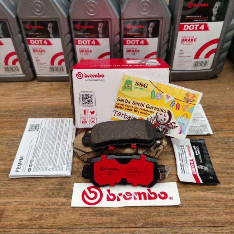 Jual Brake pad kampas rem belakang Mazda 2 sky CX3 CX 3 CX5 CX 5 BREMBO di Seller Alfa Auto Race