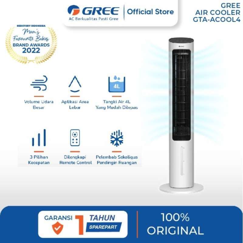 Jual GREE Tower Fan Air Cooler GTAACOOL4 GREE di Seller Eudora