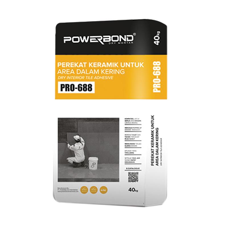 Jual Semen Mortar Instan POWERBOND PRO688 Perekat Keramik dan Granit