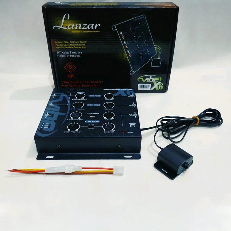 Jual Lanzar Vibe X6 3Way Electronic Crossover With Remote Subwoofer