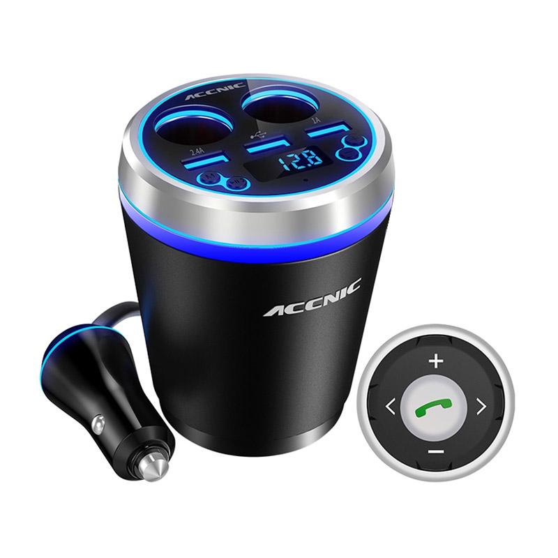 Jual Eaccessory Bluetooth Car Kit Bluetooth Receiver With 2 Sockets 3