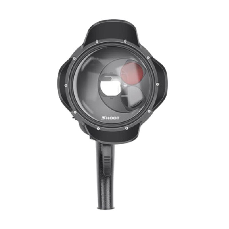 Jual SHOOT Dome Port GoPro Hero 5 6 7 Black with Red Filter and 10x