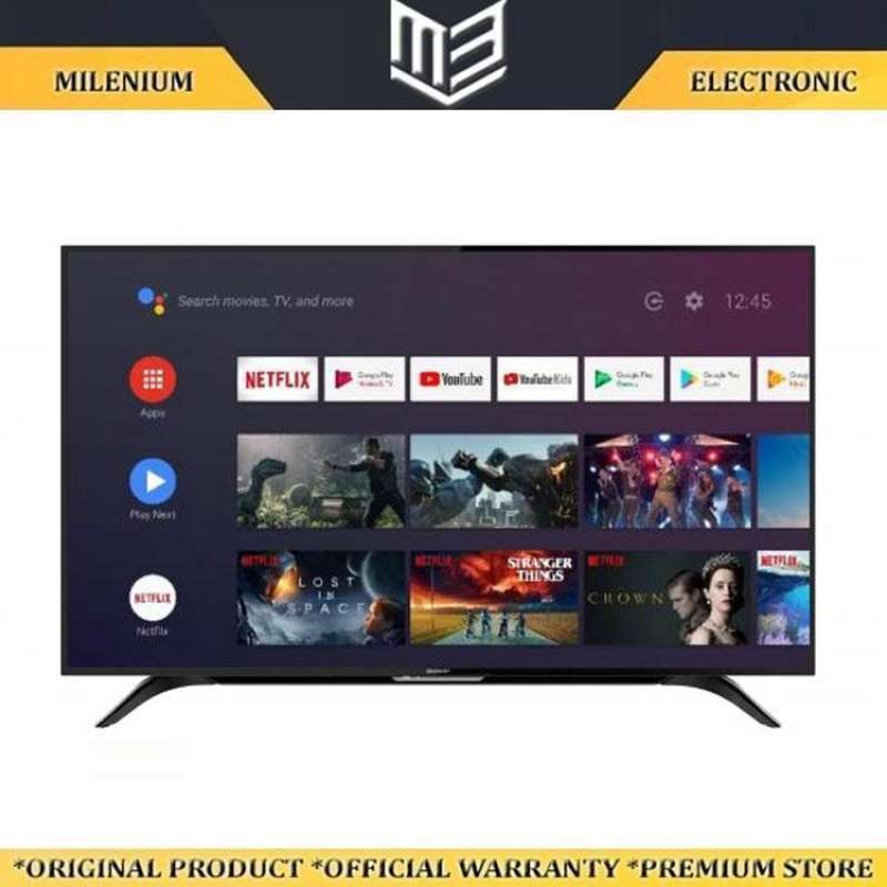 Jual NEW TV SHARP 50 INCH 4TC50BK1I UHD 4K SMART ANDROID TV BESTPRICE