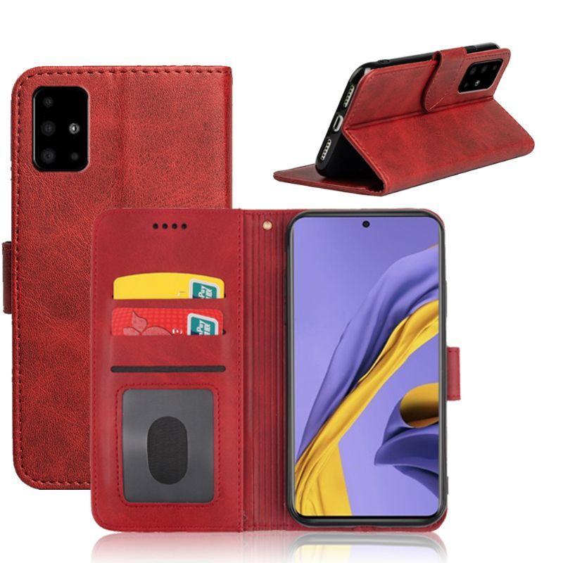 Jual Case Wallet Leather SAMSUNG A71 casing hp leather dompet kulit