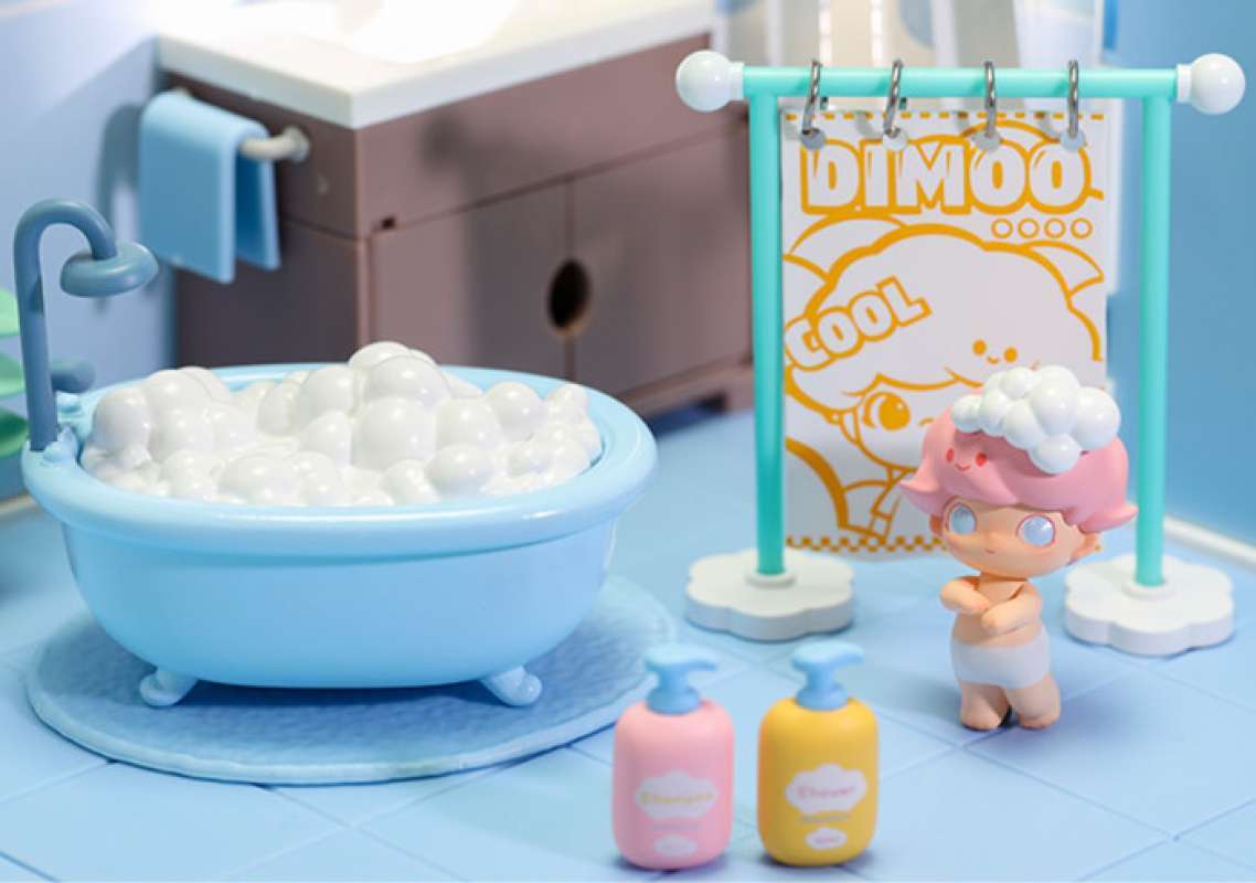 Jual Pop Mart Dimoo Homebody 9 Model - MISP - Bubble Bath di Seller ...